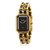 Première Chanel Cadena de reloj de estreno Negro Dorado Cuero Metal  ref.93174