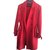 Bcbg Max Azria Trench coat Red Cotton  ref.93225