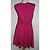 Diane Von Furstenberg Jeannie Kleid Rosa Plissee Pink - Ansicht 3