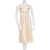 Diane Von Furstenberg Silk Roma dress Yellow Cream  ref.93281