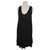 Dkny Schwarzes Kleid Elasthan Modal  ref.93286