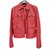 Autre Marque koan sign Jackets Red Leather  ref.93402