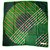 Christian Dior silk square 76 cm Dark green  ref.93477