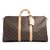 Louis Vuitton keepall 45 Castaño Cuero  ref.93578