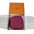 Hermès billetera de seda en. Púrpura
