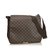 Louis Vuitton Damier Ebene Bastille Messenger Bag Brown Leather Cloth  ref.93756