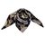 Chanel Silk scarf Black  ref.93792