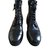 Jonak New lace-up boots Black Leather  ref.93793