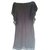 Dress - silk and lace tunic, Vanessa Bruno Grey  ref.93829