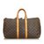 Louis Vuitton Monogram Keepall 45 Brown Leather Cloth  ref.94691