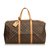 Louis Vuitton Monogramm-Softtasche 55 Braun Leder Leinwand  ref.94704