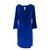 Autre Marque Blaues Kleid Polyester  ref.95075