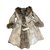 Autre Marque Coats, Outerwear Silvery Leather  ref.95092