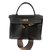 Kelly Hermès Handbags Dark brown Leather  ref.98207