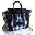 Céline Luggage Mini Black White Blue Exotic leather  ref.98238