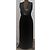 Gerard Darel Langer schwarzer Paillettenkleid - Ansicht 5