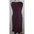 Autre Marque Vestido slip de seda morado Púrpura - vista 4