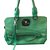 Superbe Longchamp Gatsby imprimé python Cuir Vert  ref.98553