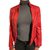 Saint Laurent Biker jackets Red Leather  ref.98712