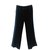 Dolce & Gabbana DOLCE&GABBANA   Pants  in Velvet. Black Cotton Rayon  ref.98753