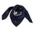 Bufanda de seda de chanel Azul marino  ref.98781