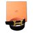 Hermès Superbe ceinture réversible Cuir Acier Noir Doré Orange  ref.98809