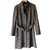 Gerard Darel Coats, Outerwear Black White Cotton Wool  ref.98885