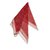 Louis Vuitton Sciarpa di seta stampata Bianco Rosso Crudo Panno  ref.98951