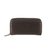 Bottega Veneta Intrecciato Zip Around Leather Wallet Marrone Marrone scuro Pelle  ref.99059