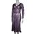 Silk maxi dress by Alberta Ferretti Purple  ref.99167
