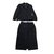 Chanel Falda elegante Negro Algodón  ref.99168