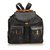 Gucci Bamboo Leather Drawstring Backpack Black  ref.99193