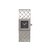 Chanel Relógio Mademoiselle Acolchoado Prata Aço Metal  ref.99204
