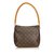 Louis Vuitton Monogram Looping MM Brown Leather Cloth  ref.99230