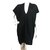 Marella Übergroßes schwarzes Tunika-Kleid Wolle  ref.99348