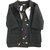 Chanel Wool Bejeweled Coat Dark grey  ref.99391