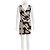 Diane Von Furstenberg Vestido de seda DvF Francia Negro Crudo - vista 2
