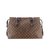 Louis Vuitton Damier Ebene Chelsea Brown Leather Cloth  ref.100119
