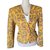 Yves Saint Laurent Blazer chic Yellow Cotton  ref.100201