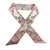 Hermès Seda rosa y gris perla sarga Hermes nuevo Blanco  ref.100243