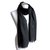gucci woll silk scarf black new Nero Seta Lana  ref.100268
