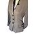 Autre Marque BLAZER CHIC CON CHEVRONS DORATI E NERI Nero - vista 2
