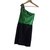 Autre Marque Mini vestido de un hombro Negro Algodón  ref.100414