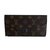 Louis Vuitton Josephine Wallet Brown Leather  ref.100432