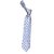 Autre Marque Corbata de seda Artésie impresa AC Canova Neuve Azul Gris  ref.100449