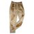 Just Cavalli Leather trousers Brown Beige  ref.100481