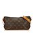 Louis Vuitton Monogram Trotteur Brown Leather Cloth  ref.100492