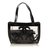 Chanel La bolsa de asas clara del vinilo Negro Cuero Charol Plástico  ref.100518