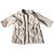 Baby Dior Abrigos de niña abrigos Beige Poliéster  ref.100534