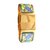 Hermès Email Bracelet Golden Steel  ref.100557